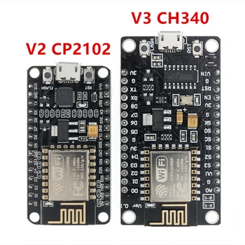 5db Vezeték nélküli modul CH340 CP2102 NodeMcu V3 V2 Lua WIFI Internet of things fejlesztési tanács alapú ESP8266 ESP12E