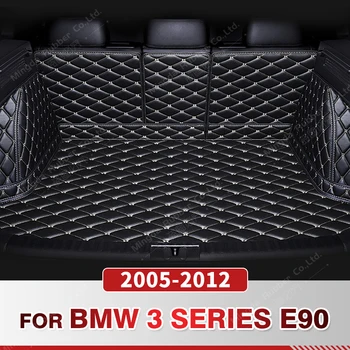 Auto Teljes Lefedettség Csomagtartóban Mat BMW 3Series E90 2005-2012 11 10 09 08 07 06 Autó Csomagtartó Fedél Pad Belső Védő Kiegészítők