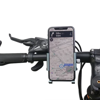 Kerékpár & Motorkerékpár Telefon Mount Alumínium Kerékpár Telefon tulajdonosa 360° - os Elforgatás iPhone 12 mini 11 Pro Max X XR Xs 7-es 8 Plusz