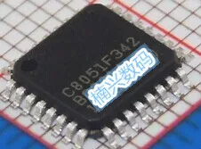 10db C8051F342-GQR 8051F342 C8051F342-GQ mikrokontroller eredeti eredeti TQFP32 Új