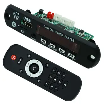 Vezeték nélküli MP3 Dekódolási Testület 1080P Vezeték nélküli Audio Távirányító Modul MP3 MP4 MP5 Lejátszó Modul Támogatás TF Kártya/ USB / FM Rádió