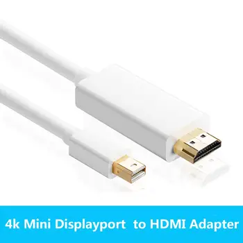 A 4K Mini DisplayPort-HDMI Adapter Mini DP Kábel Thunderbolt 2 HDMI Átalakító MacBook Air 13 Surface Pro 4 Thunderbolt