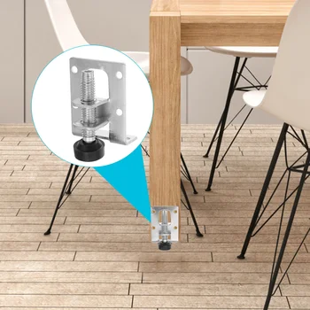 4db Állítható Bútorok Szintező Lábak Bútorok Állítható Asztal Láb Kabinet Szintező Láb