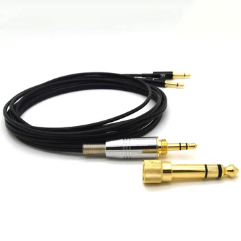 Fejhallgató Kábel Sennheiser HD477 HD497 HD212 pro EH250 EH350 Fülhallgató, Audioquest Nightowl 6.35 / 3.5 mm 2,5 mm