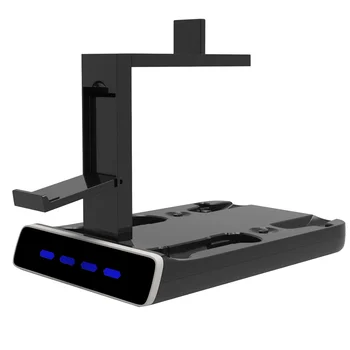 A PS5/PS VR2 Controller Töltő Dokkoló LED,VR Állvány Töltő Dokkoló Állomás VR Headset Display Állvány