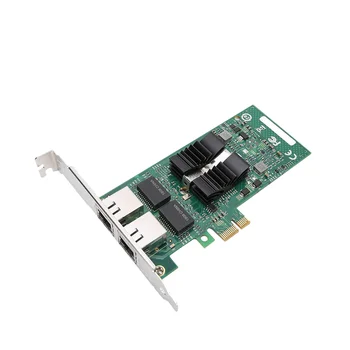 82576-T2 Dual Port Gigabit Hálózati Kártya PCI-E Hálózati Kártya Adapter XP / WIN7 / WIN8 /