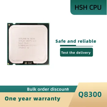 Intel Core 2 Quad Q8300 2,5 GHz-es, Használt Quad-Core Quad-Szál CPU Processzor 4M 95W LGA 775