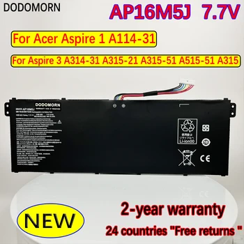 DODOMORN Új AP16M5J Laptop Akkumulátor Acer Aspire 1 A114-31 Aspire 3 A314-31 A315-21 A315-51 A515-51 nyomon Követési Számot