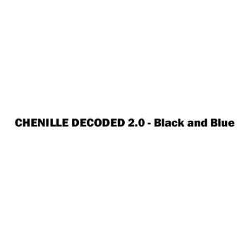 CHENILLE DEKÓDOLT 2.0 - Fekete, Kék