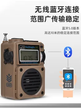 HRD 701 700 receptor de transmisión de a zenekar completa FM/MW/SW/WB Rádió reproductor de música Multimédia portátil Bluetooth tarj