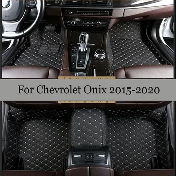 Rendelésre Készült, Bőr, Automata Autó Szőnyeg A Chevrolet Onix 2015 2016 2017 2018 2019 2020 Szőnyegek Szőnyeg Láb Párna Kiegészítők