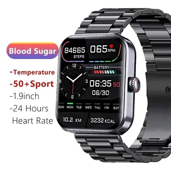 Új Smart Óra F57l Vércukorszint Cukor 1.9 Hüvelyk Smartwatch A Férfiak, A Nők 24 Órán Szív RateTemperature Fitness Tracker Megfigyelő